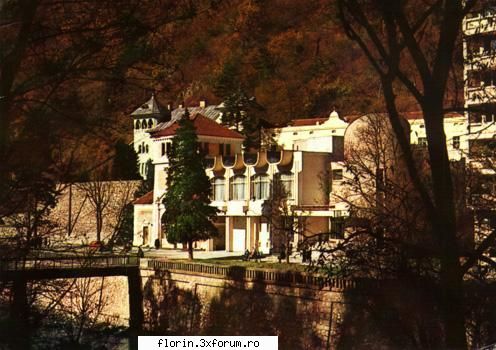 statiuni balneare baile afla superba vale impadurita raului cerna, vestul romaniei, fiind folosita