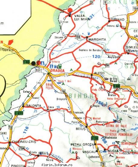 harta turistica fiecarui judet parte bihor