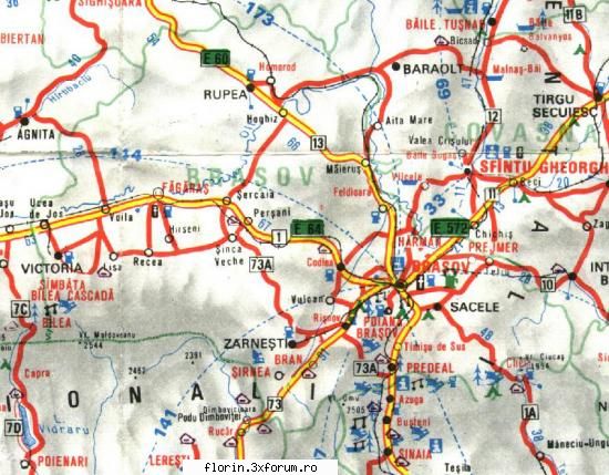 harta turistica fiecarui judet parte brasov