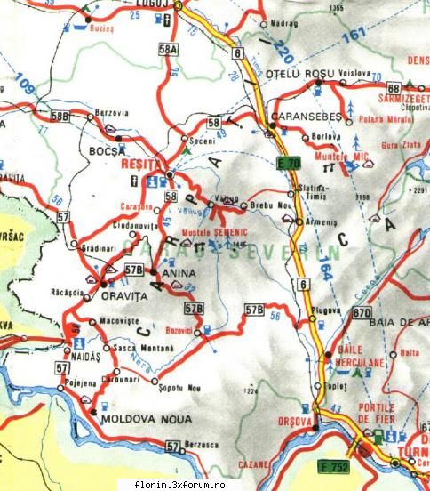 harta turistica fiecarui judet parte