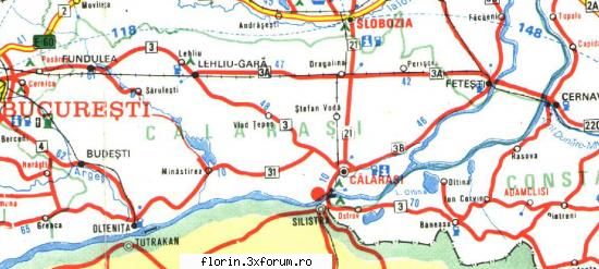 harta turistica fiecarui judet parte calarasi