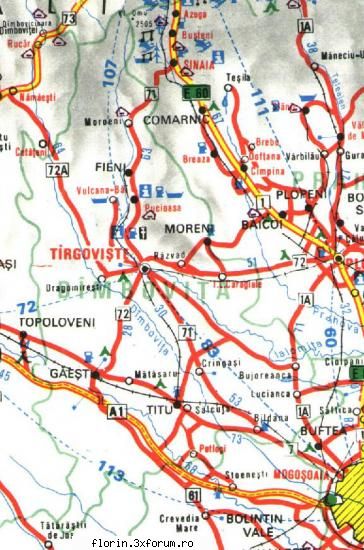 harta turistica fiecarui judet parte dambovita