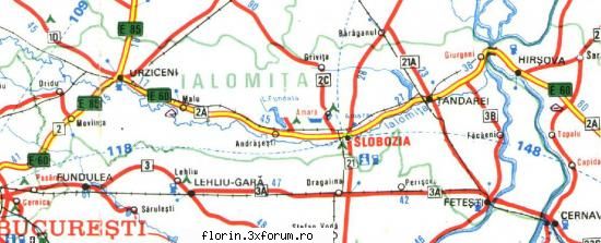 harta turistica fiecarui judet parte ialomita