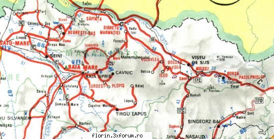 harta turistica fiecarui judet parte maramures