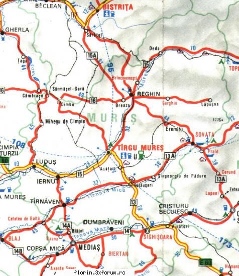 harta turistica fiecarui judet parte mures