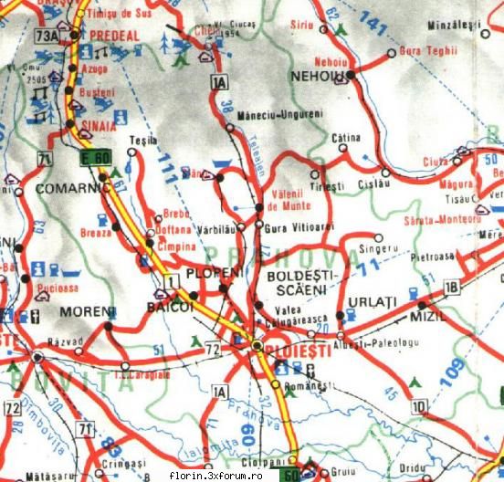 harta turistica fiecarui judet parte prahova