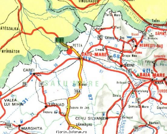 harta turistica fiecarui judet parte satu-mare
