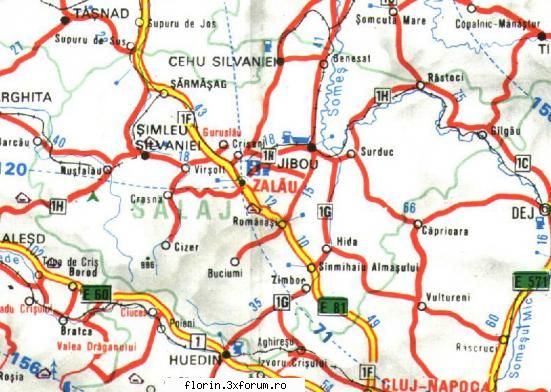 harta turistica fiecarui judet parte salaj