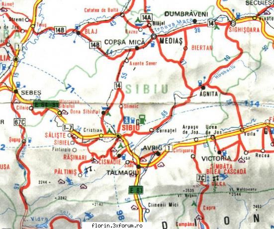 harta turistica fiecarui judet parte sibiu
