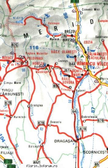 harta turistica fiecarui judet parte valcea