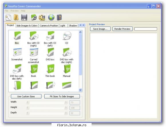 cover commander v3.1 cover commander v3.1cover program that creates virtual boxes, books, dvd-boxes,