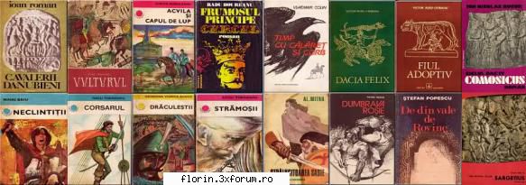 Colectia romane de Aventuri si Istorice romanesti - 1. Rodica Ojog-Brasoveanu - Ciclul - Carti Romanesti