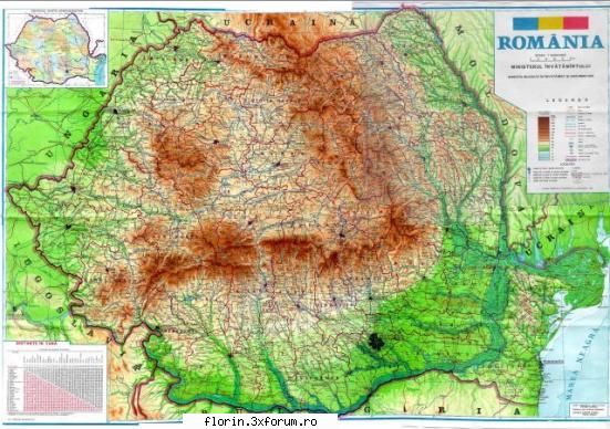 Harta Romaniei - Nu arunca piatra in vecini daca ferestrele tale - Travel & Geographic