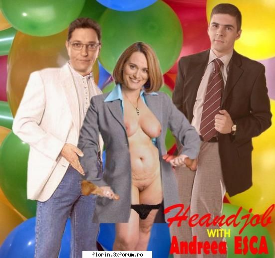 stirile ProTv va sunt prezentate de ... Andreea Esca !!! - stirile ProTv va sunt prezentate de - Fake foto's
